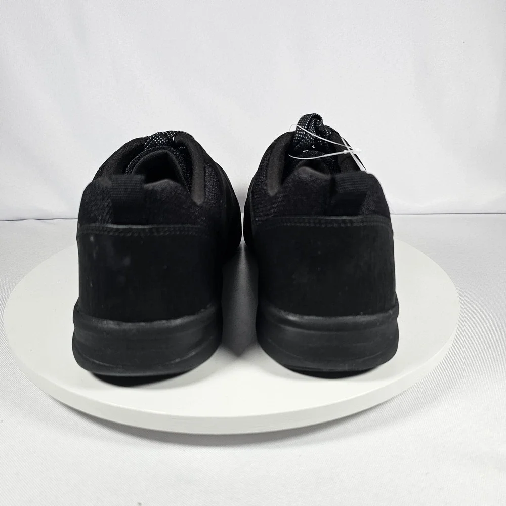 Easy Spirit Essolana Black Leather Upper Comfort Sneakers Shoes Womens Size 9.5M